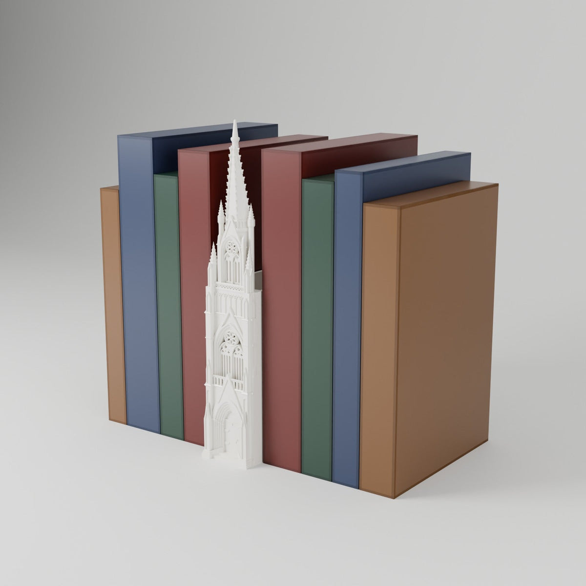 Cathedral Book Nook – Gothic Cathedral Spire Bookshelf Insert - Northern Foundry