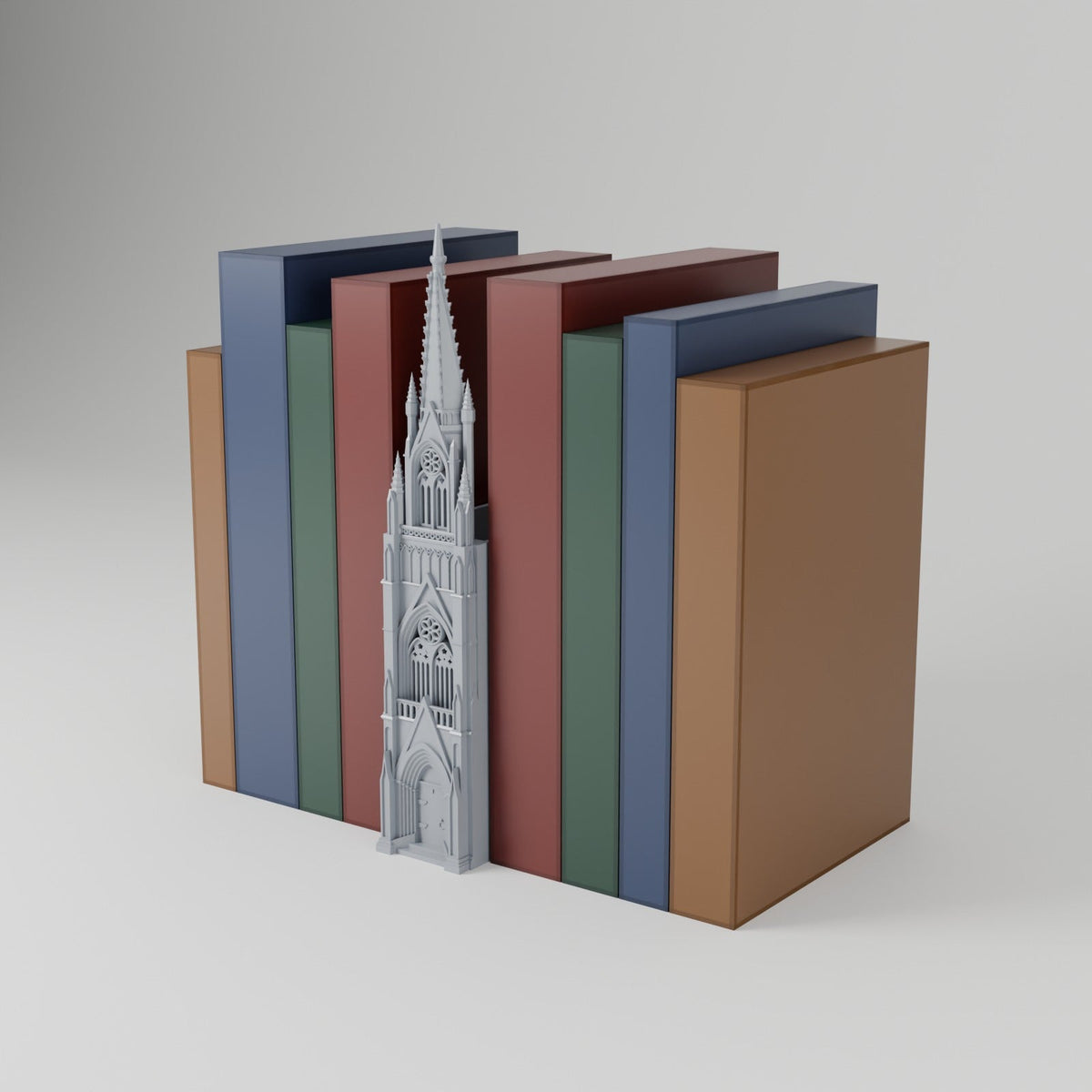 Cathedral Book Nook – Gothic Cathedral Spire Bookshelf Insert - Northern Foundry