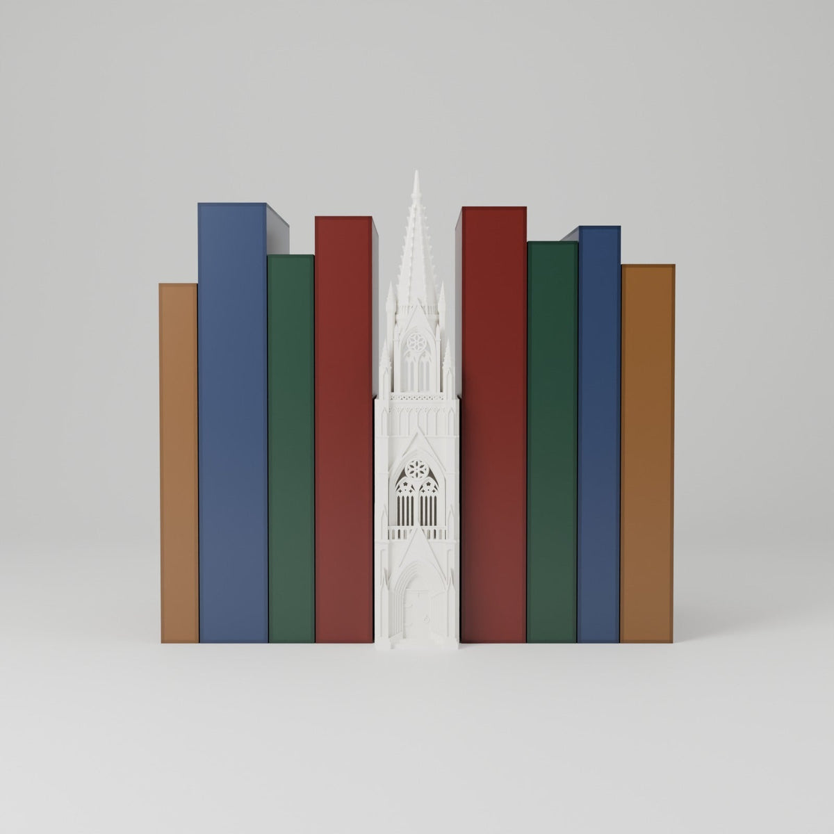 Cathedral Book Nook – Gothic Cathedral Spire Bookshelf Insert - Northern Foundry