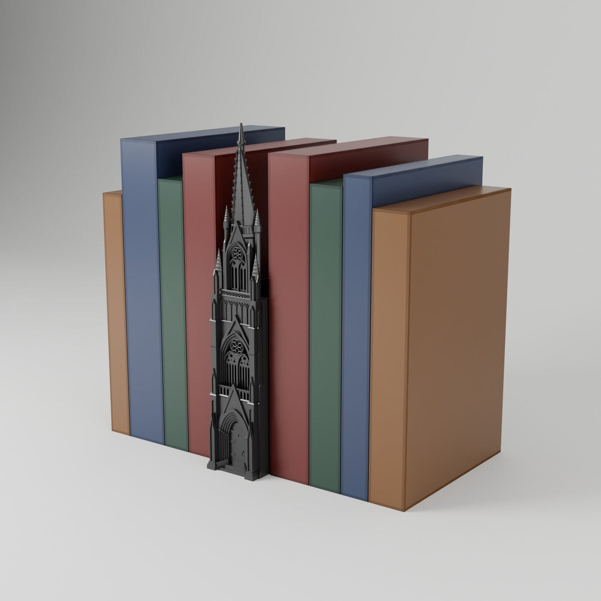 Cathedral Book Nook – Gothic Cathedral Spire Bookshelf Insert - Northern Foundry