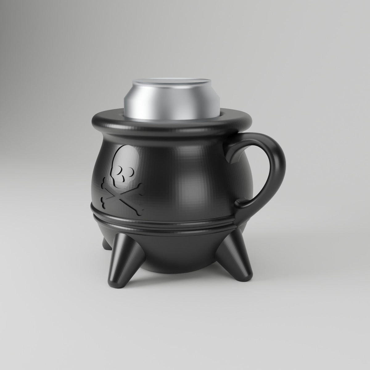 Cauldron Can Holder – Witch's Cauldron Can Koozie with Handle, Halloween Drink Holder - Northern Foundry