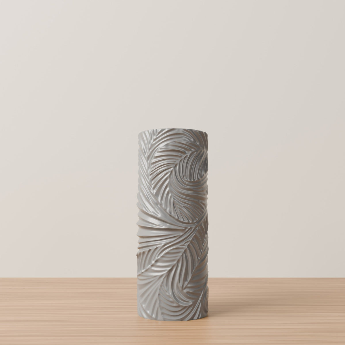 Cedar Carved Vase – Modern Sculptural Vase - Northern Foundry