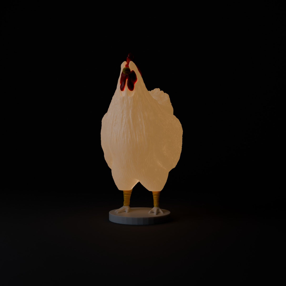 Chicken Lamp – Glowing Hen Night Light for USB LED Bulb - Northern Foundry