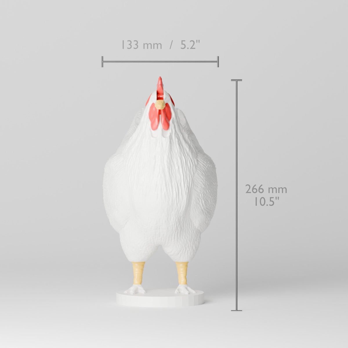 Chicken Lamp – Glowing Hen Night Light for USB LED Bulb - Northern Foundry