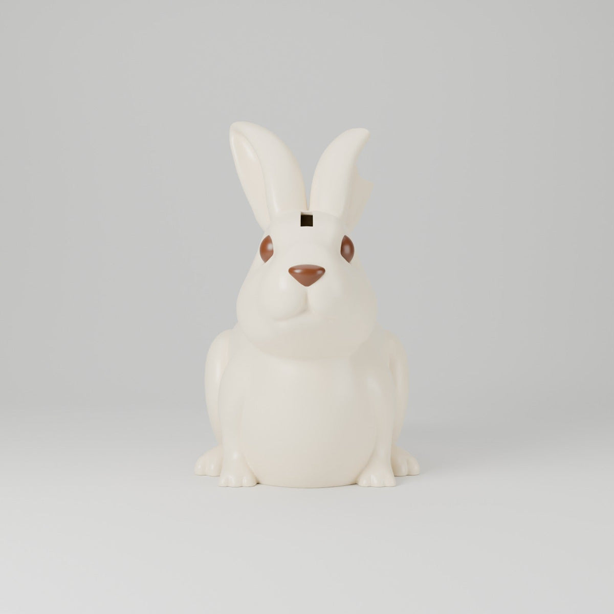 Chocolate Bunny Piggy Bank – Easter Coin Bank with Bitten Ear - Northern Foundry