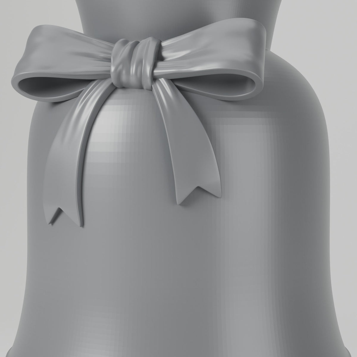 Christmas Bell Vase – Ribbon-Tied Holiday Flower Vase - Northern Foundry