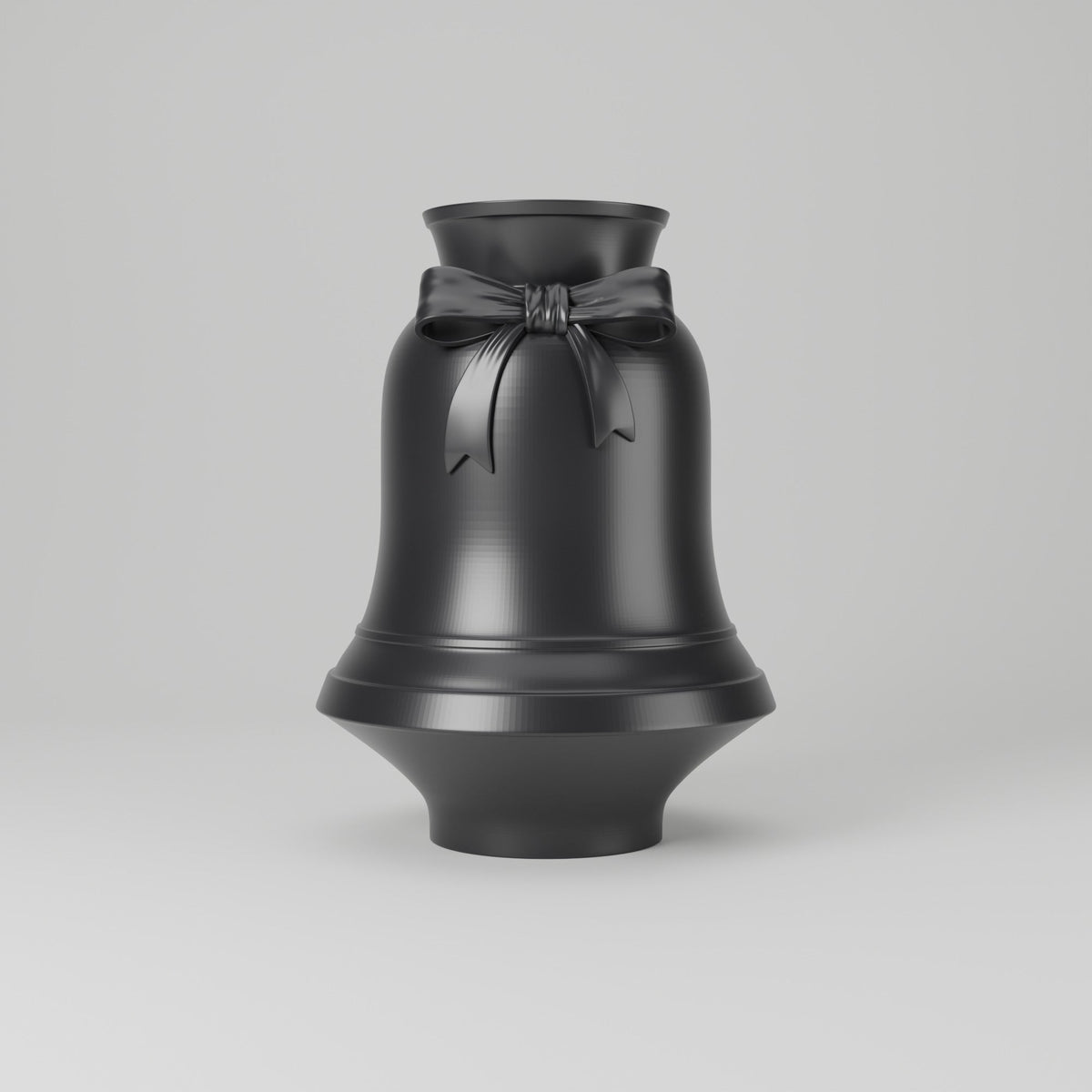 Christmas Bell Vase – Ribbon-Tied Holiday Flower Vase - Northern Foundry