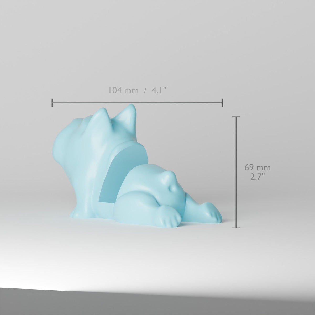 Chubby Dog Yoga Phone and Pencil Holder – Cute Bulldog Phone Stand for Your Desk - Northern Foundry