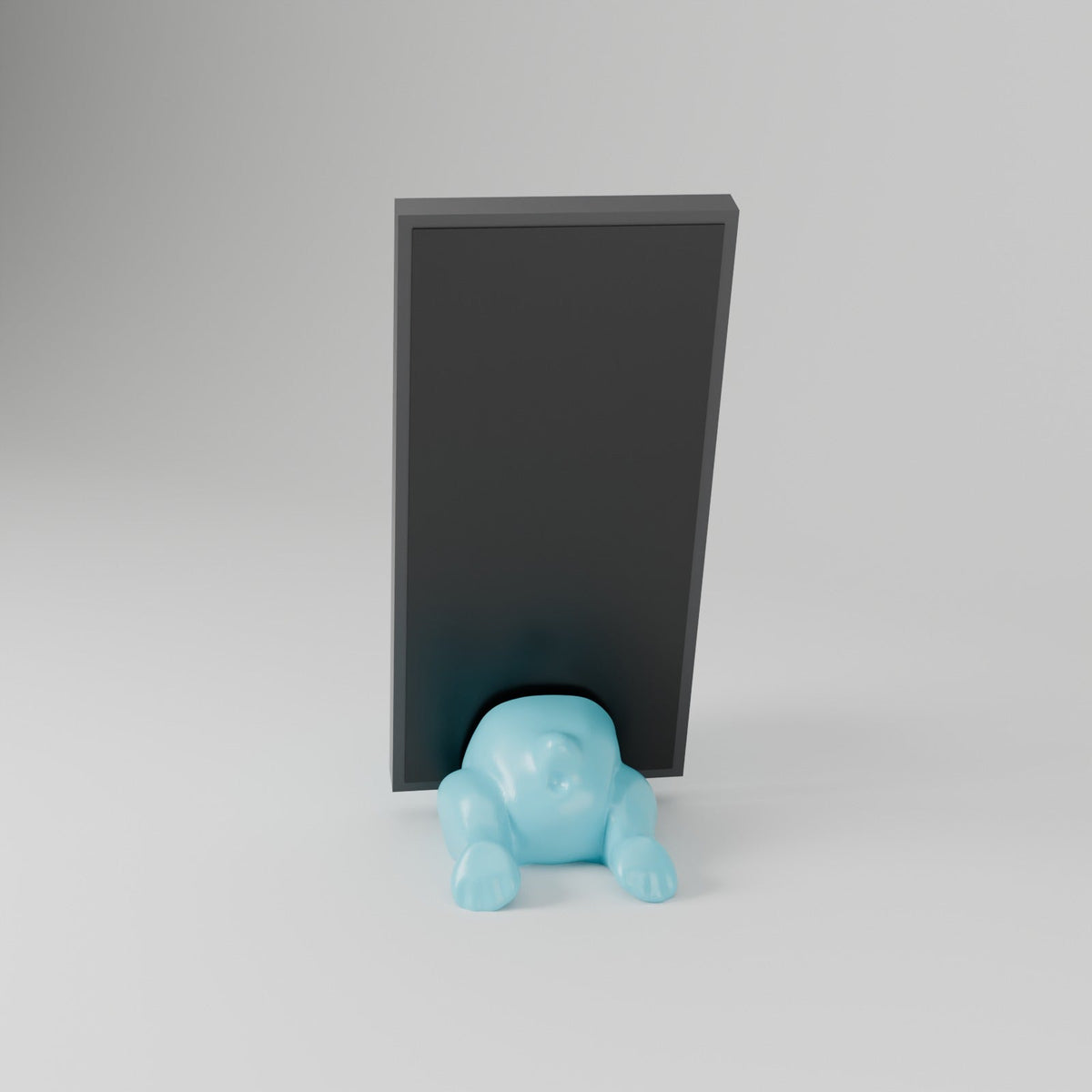 Chubby Dog Yoga Phone and Pencil Holder – Cute Bulldog Phone Stand for Your Desk - Northern Foundry