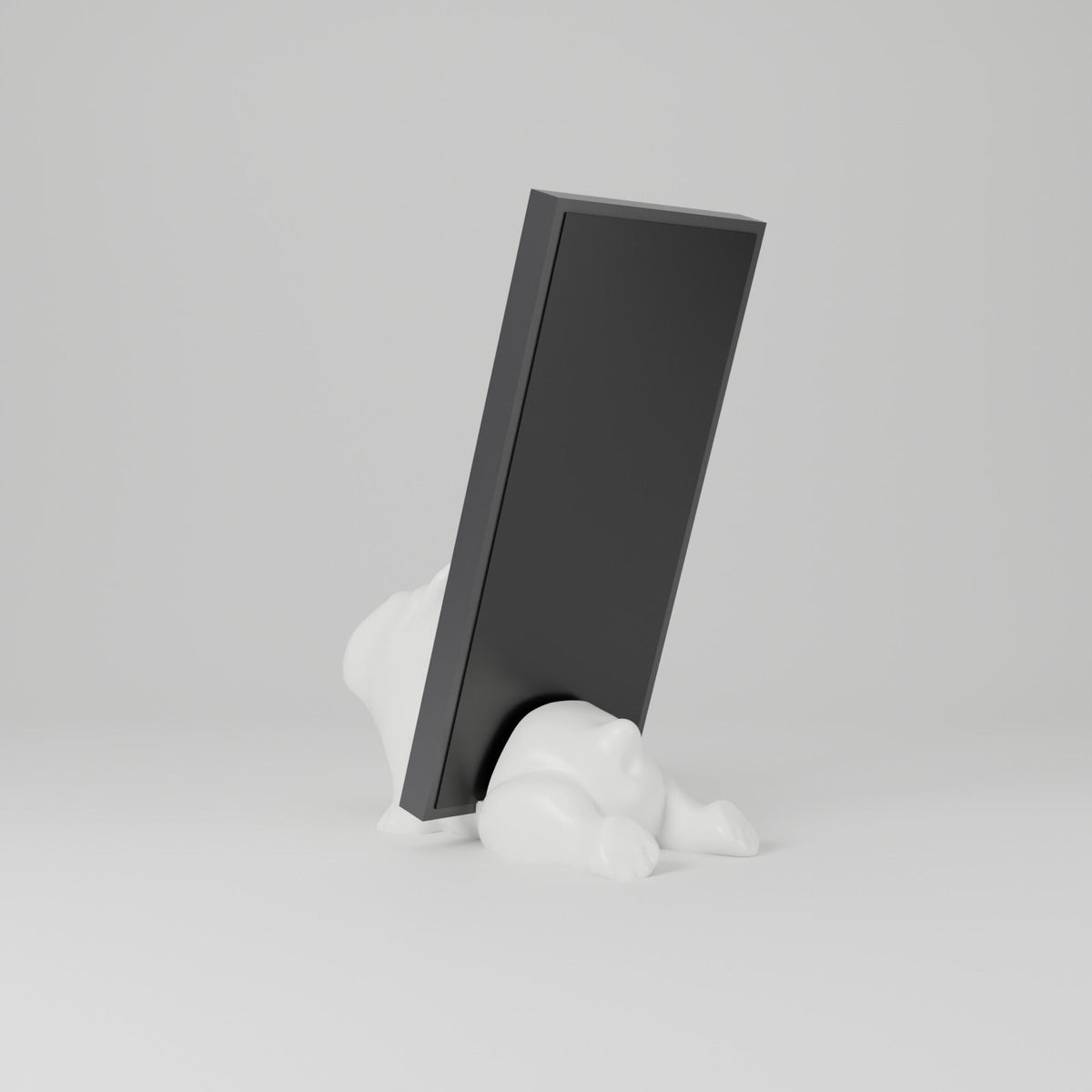 Chubby Dog Yoga Phone and Pencil Holder – Cute Bulldog Phone Stand for Your Desk - Northern Foundry