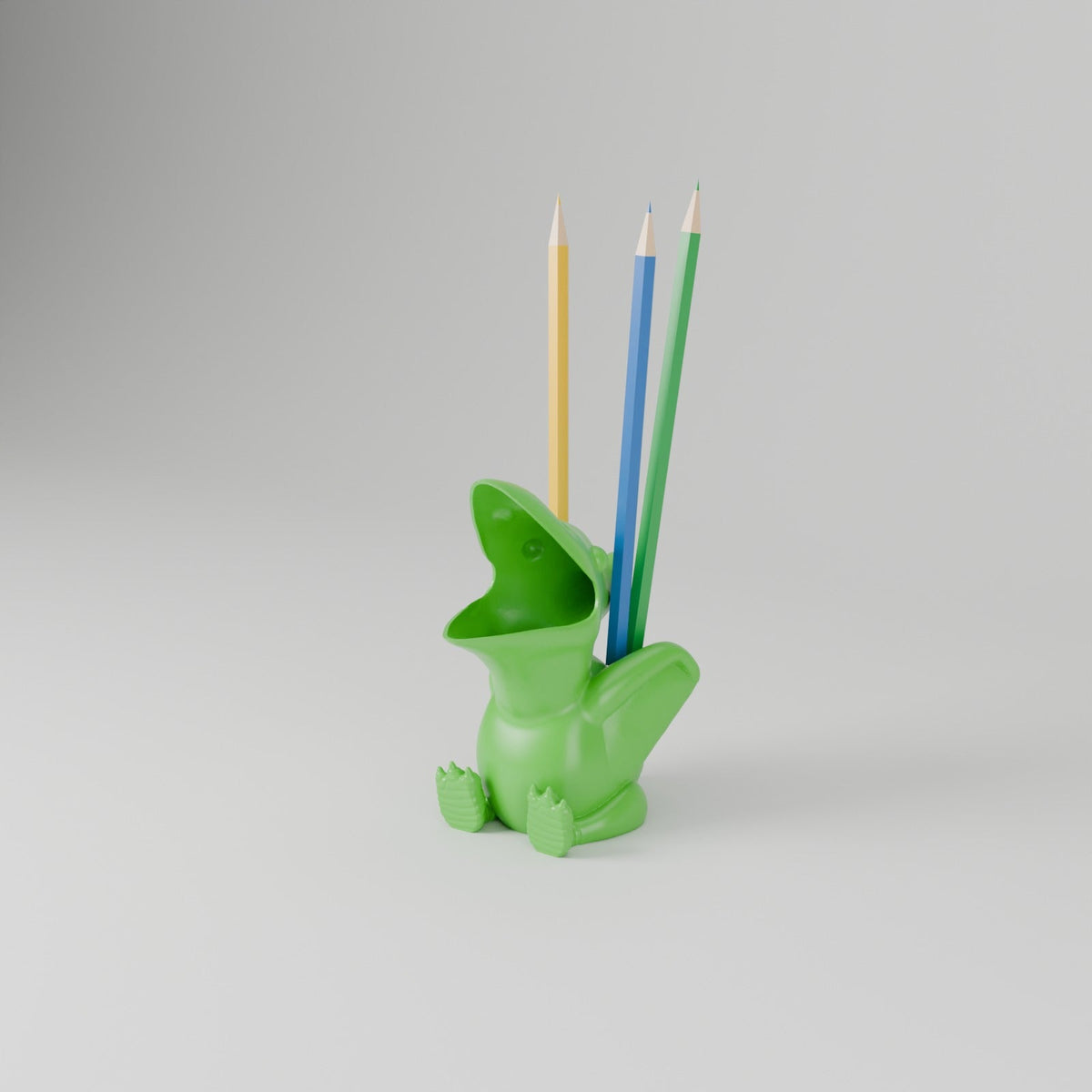 Chubby Pterodactyl Pencil Holder – Cute Dinosaur Pen Cup and Desk Organizer - Northern Foundry