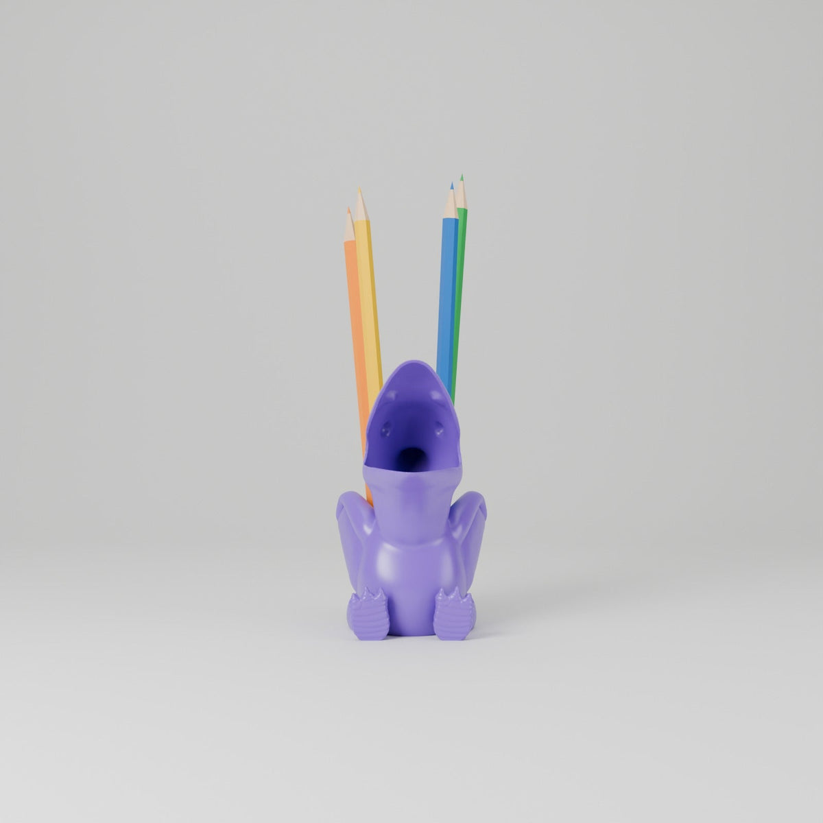 Chubby Pterodactyl Pencil Holder – Cute Dinosaur Pen Cup and Desk Organizer - Northern Foundry