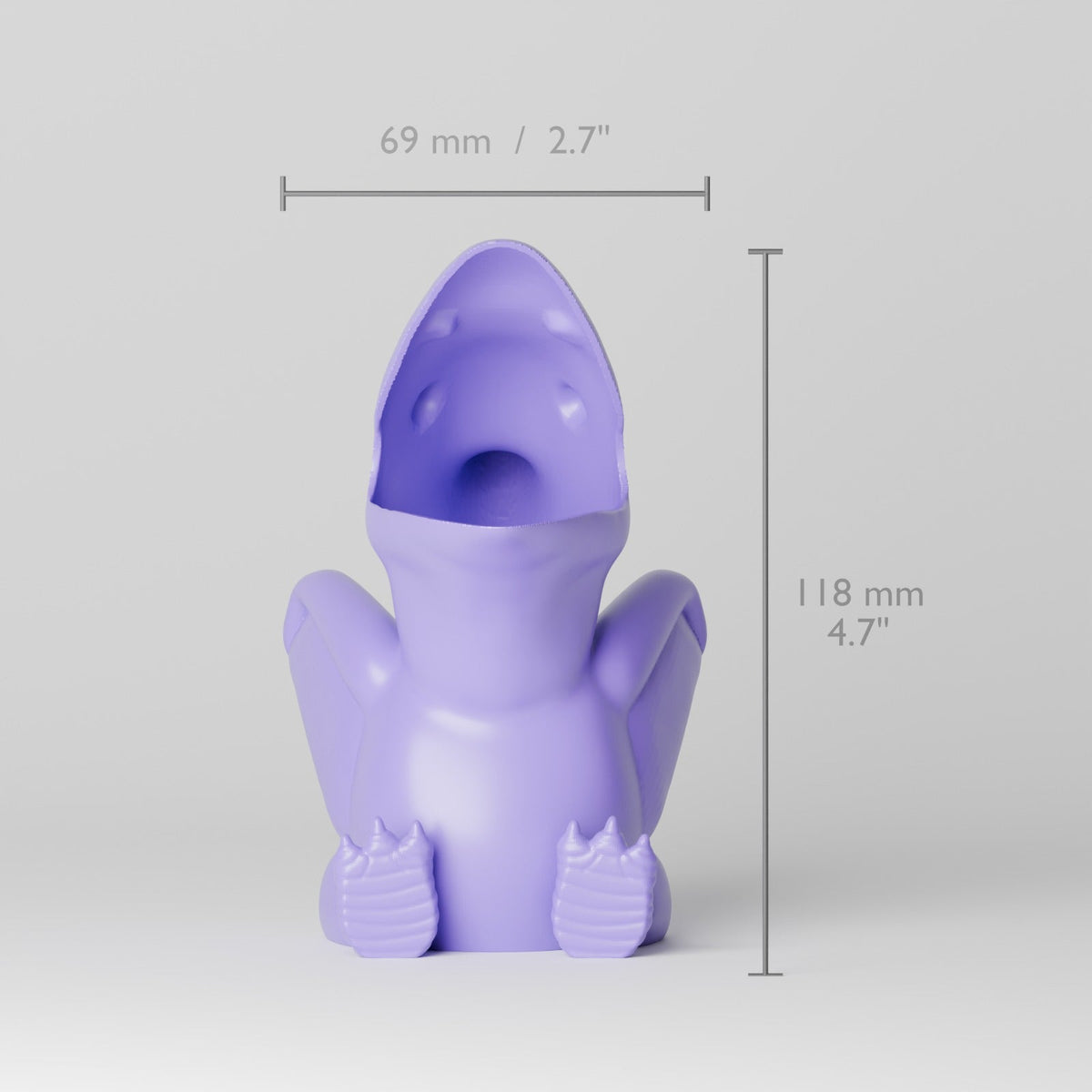 Chubby Pterodactyl Pencil Holder – Cute Dinosaur Pen Cup and Desk Organizer - Northern Foundry