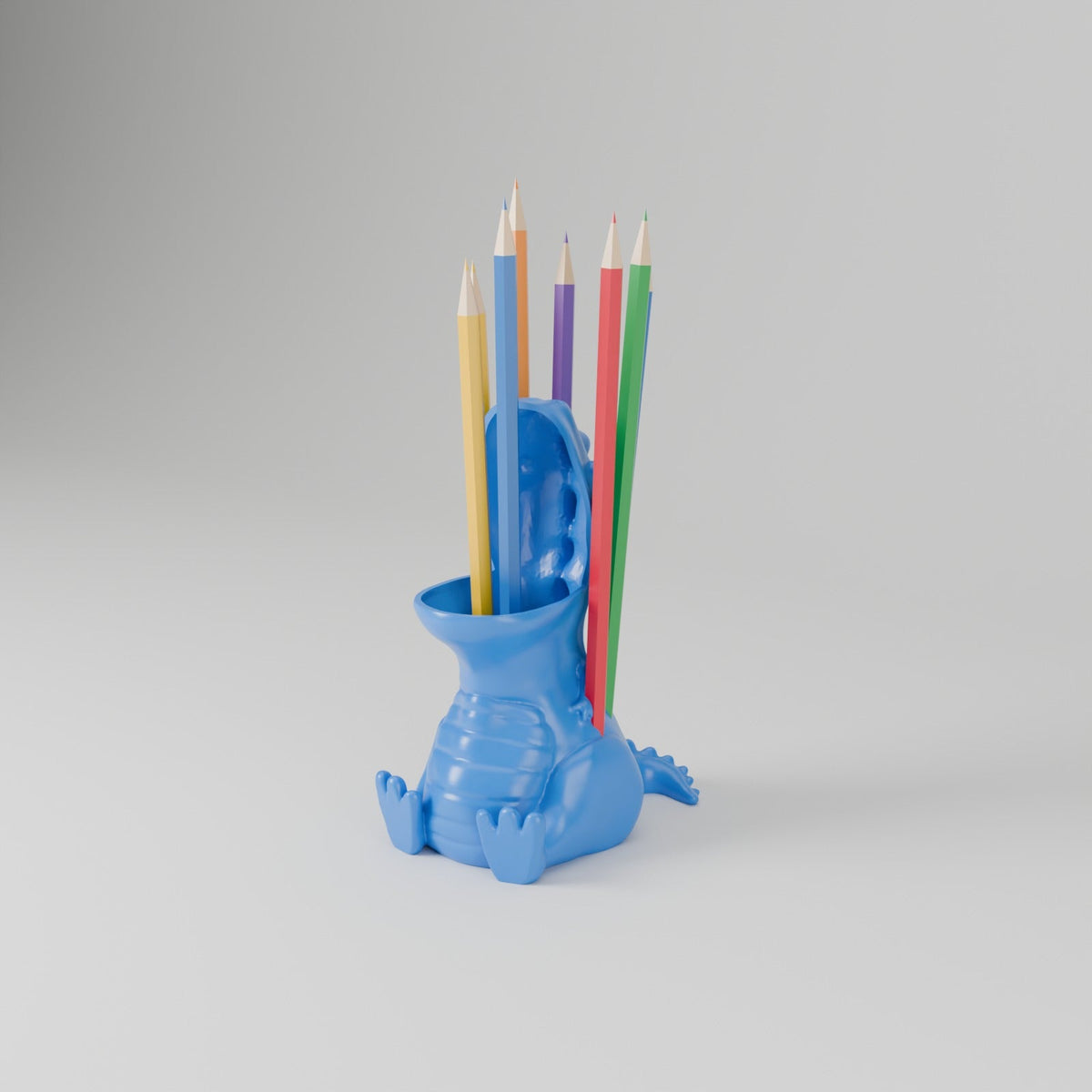 Chubby T-Rex Pencil Holder – Cute Dinosaur Pen Cup and Desk Organizer - Northern Foundry
