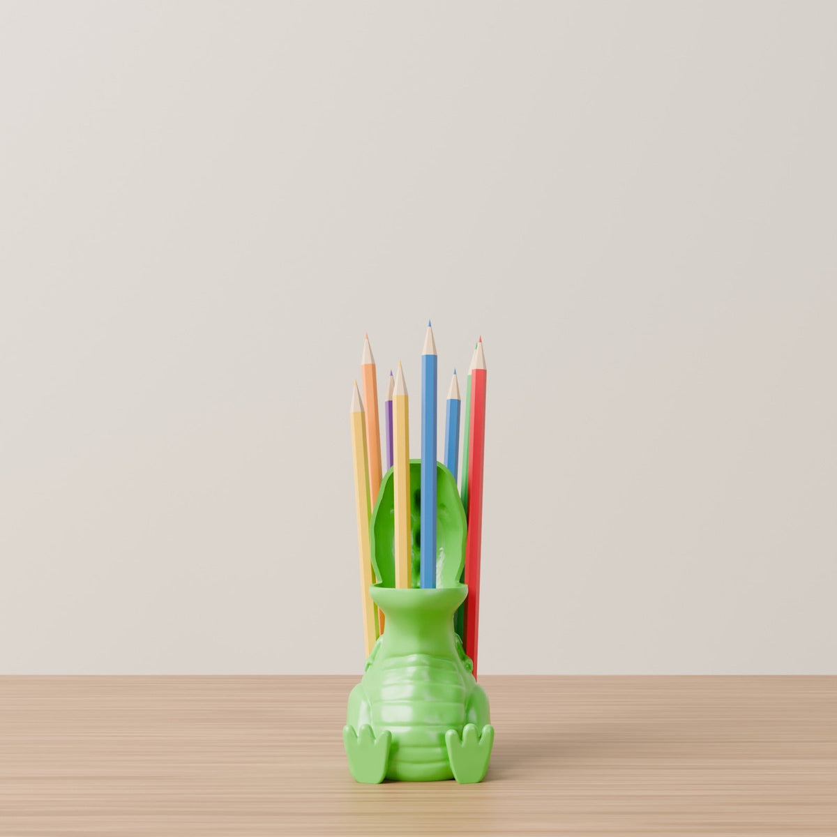 Chubby T-Rex Pencil Holder – Cute Dinosaur Pen Cup and Desk Organizer - Northern Foundry