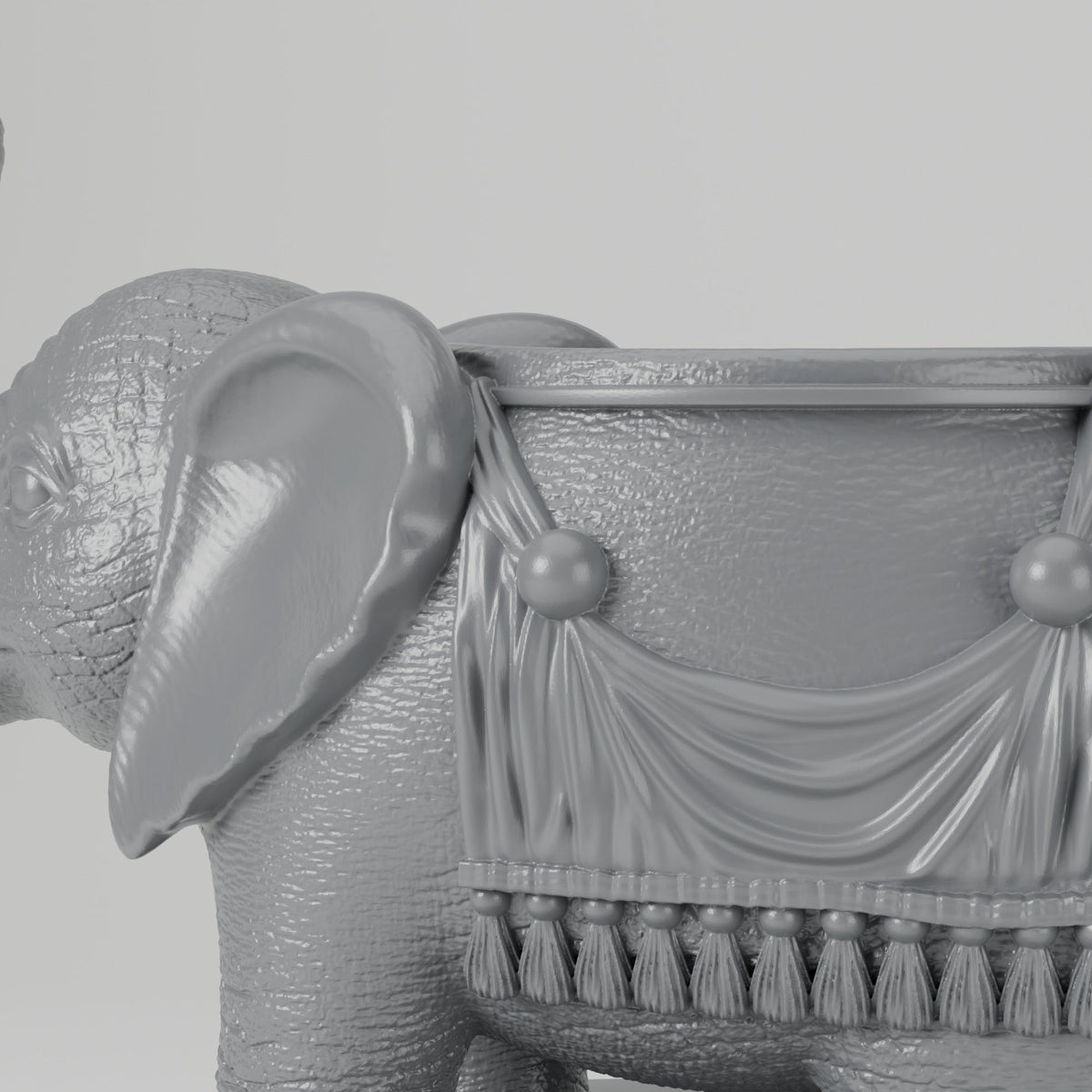 Circus Elephant Planter – Elephant Flower Pot on Pedestal - Northern Foundry
