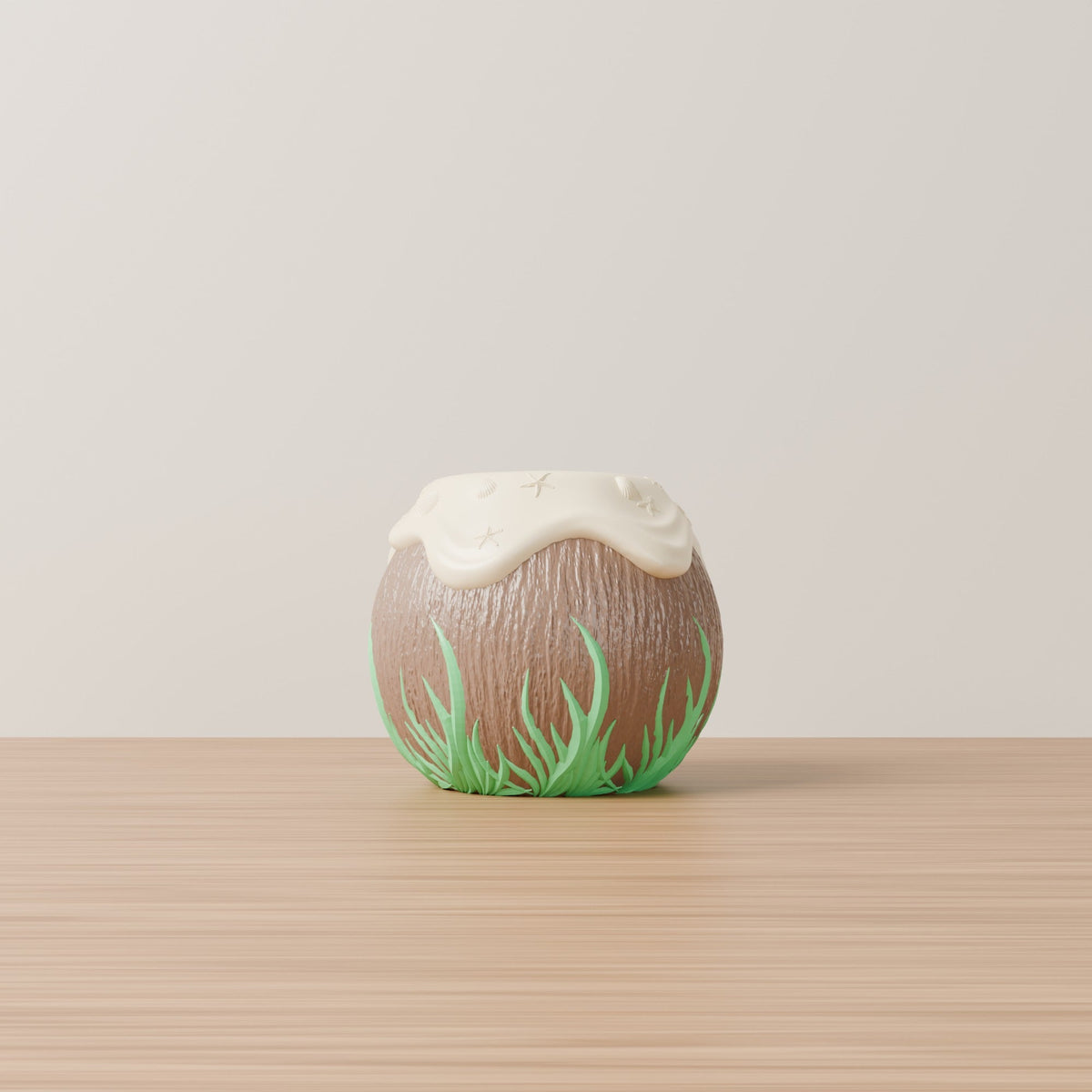 Coconut Pot – Tropical Coconut Shell Planter - Northern Foundry