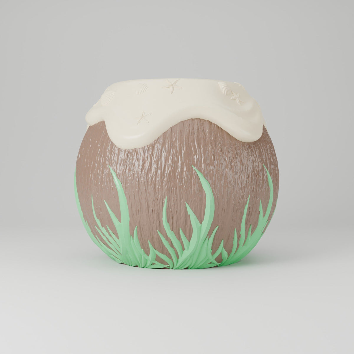 Coconut Pot – Tropical Coconut Shell Planter - Northern Foundry