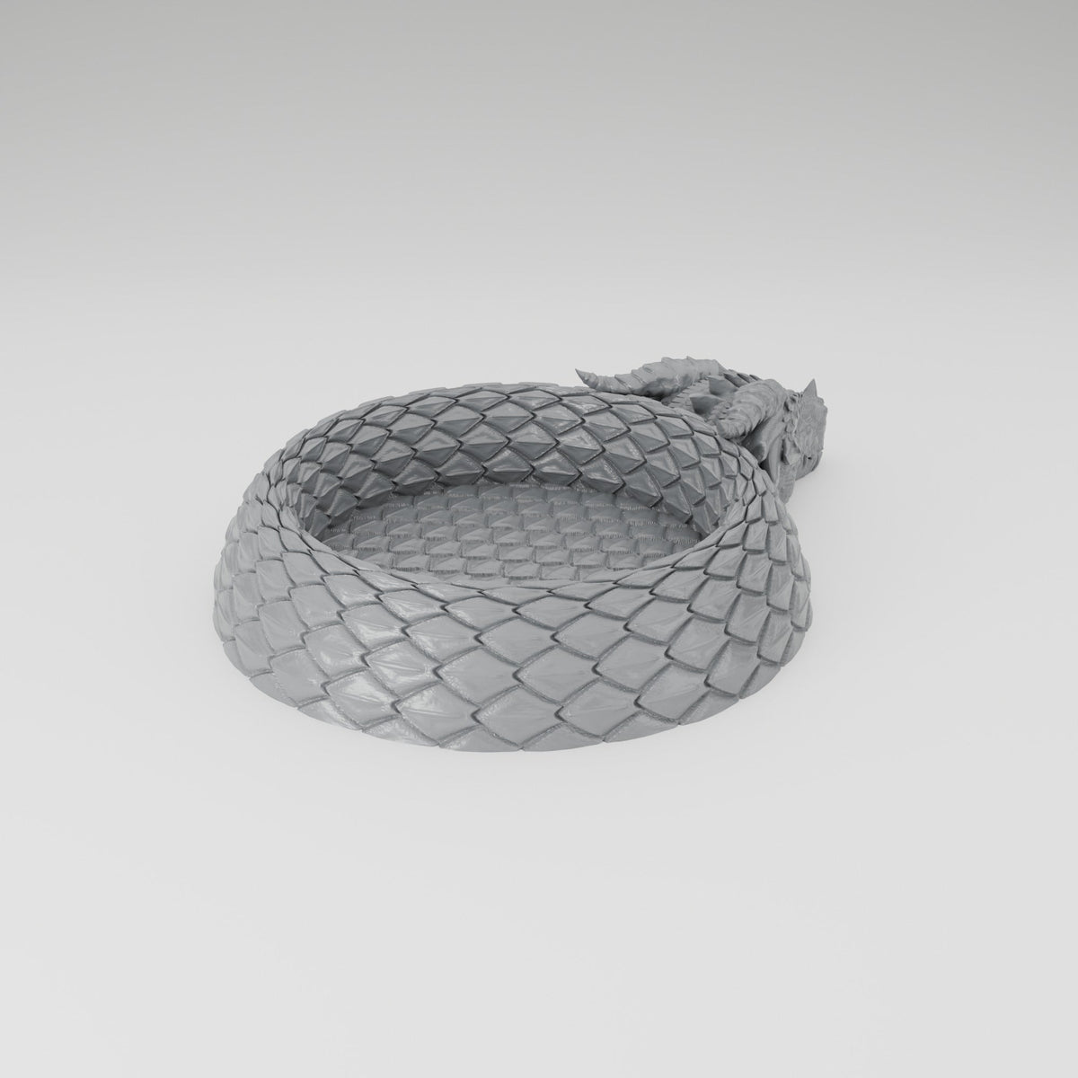 Coiled Dragon Trinket Bowl – Scaled Ring Dish & Catchall - Northern Foundry