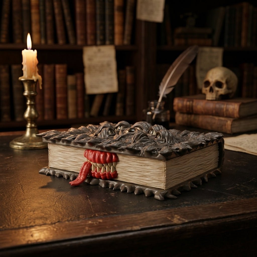 Creature Spellbook Trinket Box – Living Monster Book Keepsake Box - Northern Foundry