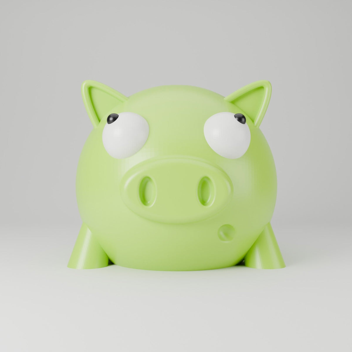 Cute Piggy Bank – Googly-Eyed Pig Coin Bank - Northern Foundry