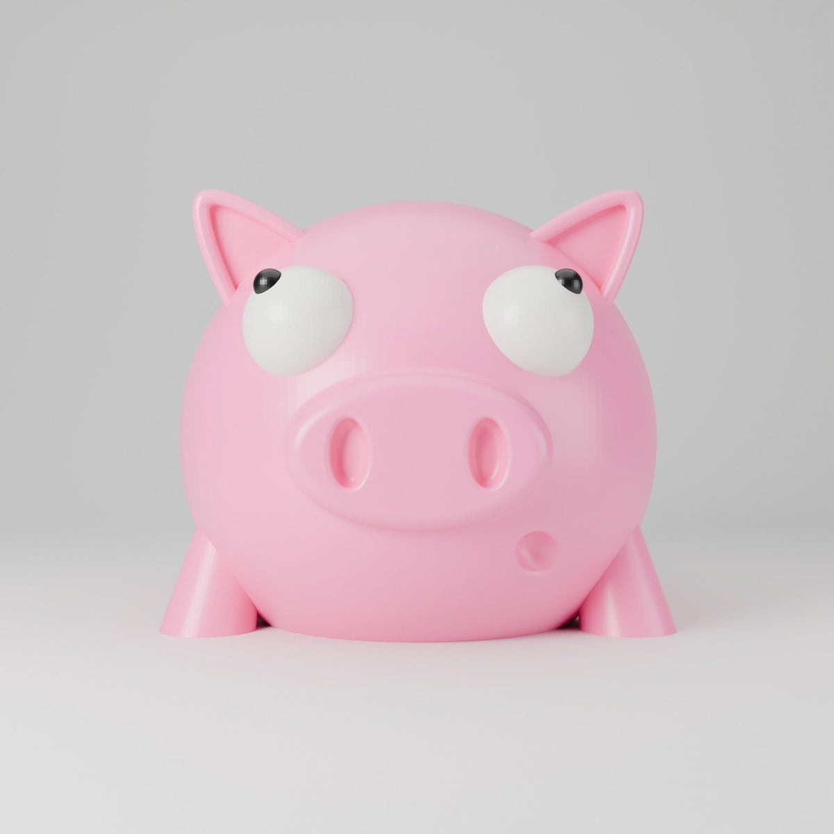Cute Piggy Bank – Googly-Eyed Pig Coin Bank - Northern Foundry