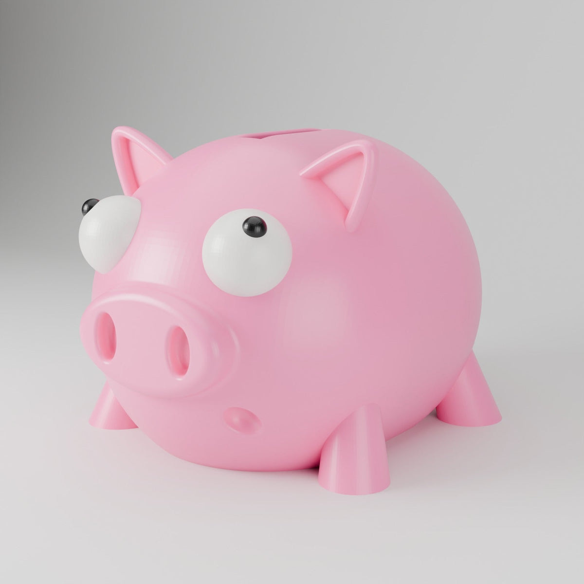 Cute Piggy Bank – Googly-Eyed Pig Coin Bank - Northern Foundry