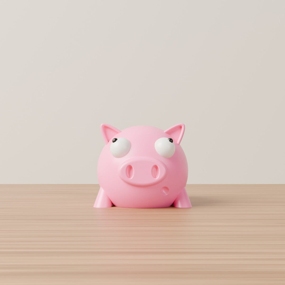 Cute Piggy Bank – Googly-Eyed Pig Coin Bank - Northern Foundry