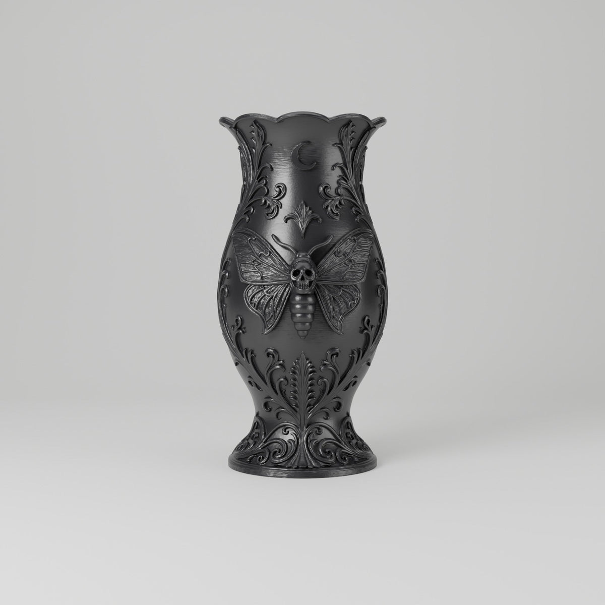 Death Moth Gothic Vase – Modern Sculptural Vase - Northern Foundry