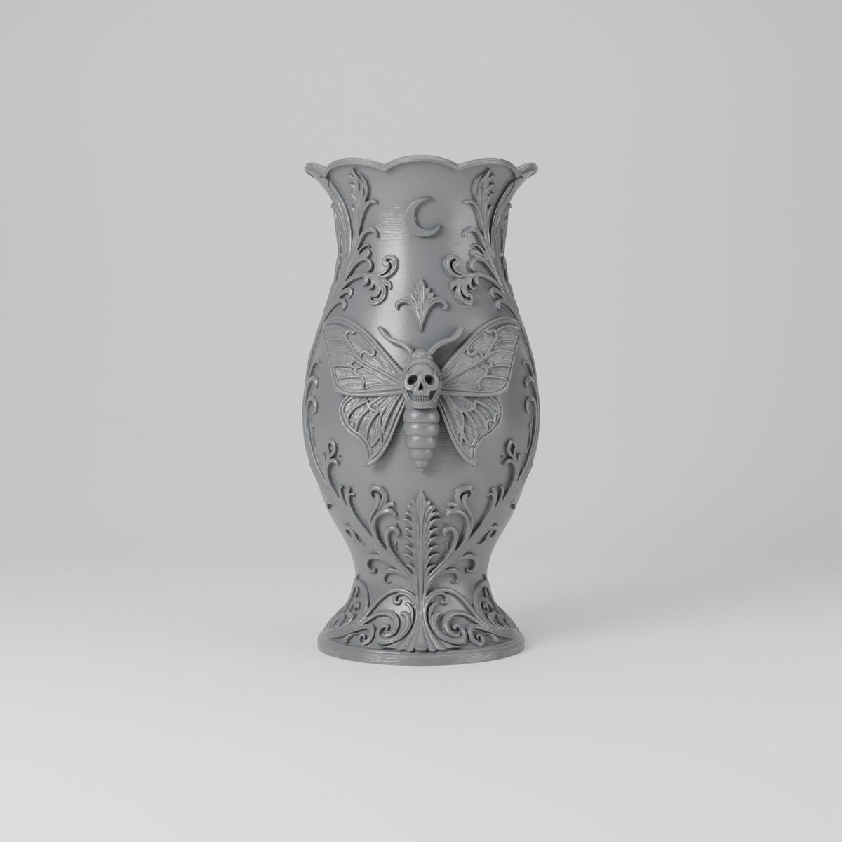 Death Moth Gothic Vase – Modern Sculptural Vase - Northern Foundry