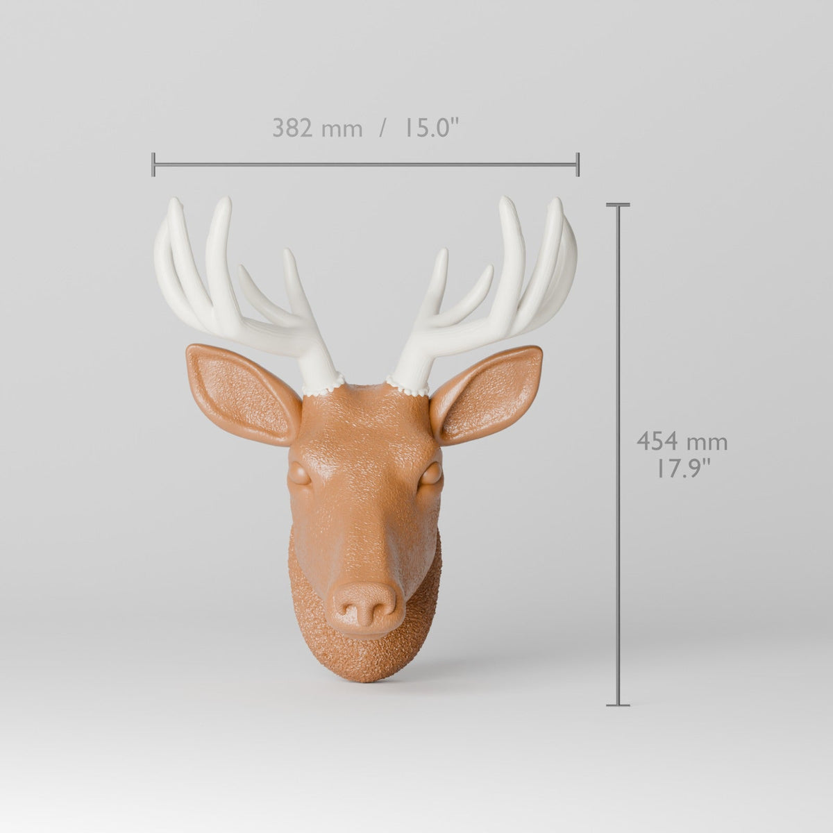 Deer Head Wall Mount – Faux Taxidermy Headphone Holder - Northern Foundry
