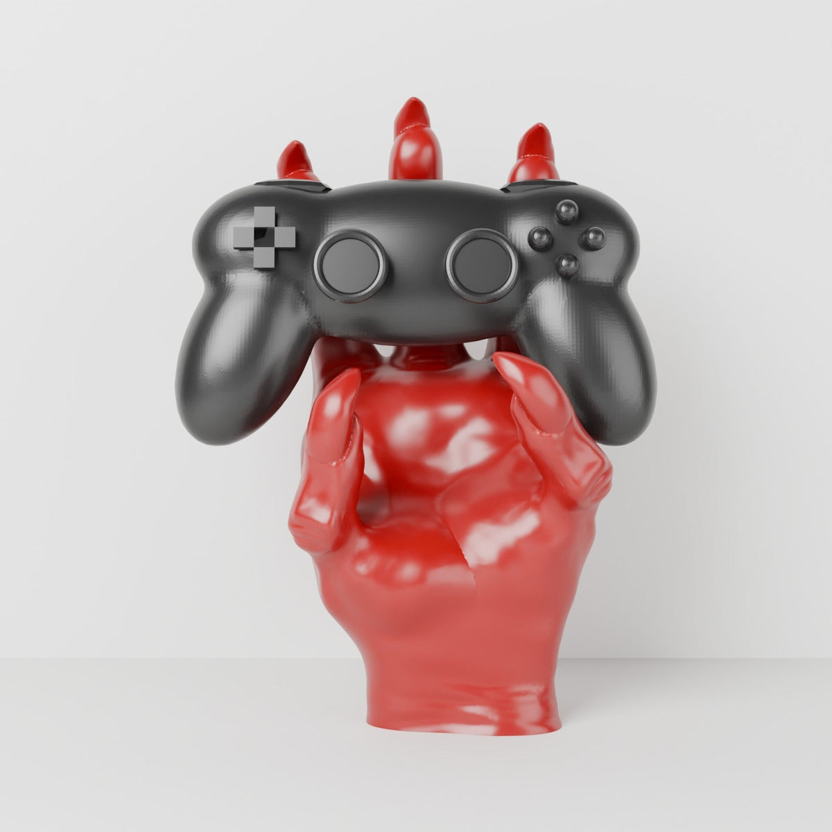 Demon Hand Controller Holder – Creepy Gaming Desk Stand - Northern Foundry