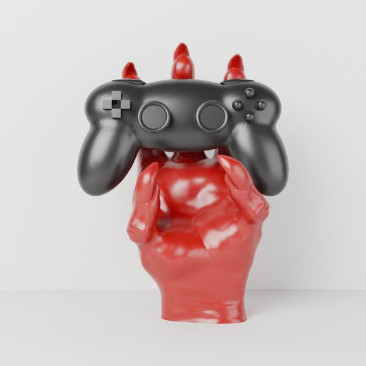 Demon Hand Controller Holder – Creepy Gaming Desk Stand - Northern Foundry