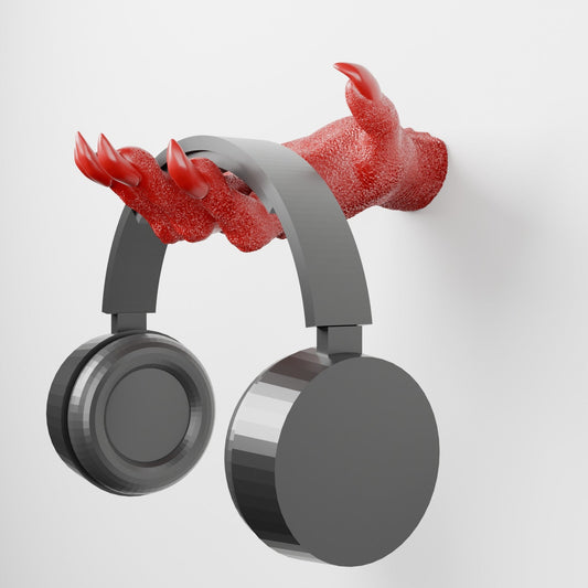 Demon Hand Wall Mount – Creepy Headset & Coat Holder - Northern Foundry