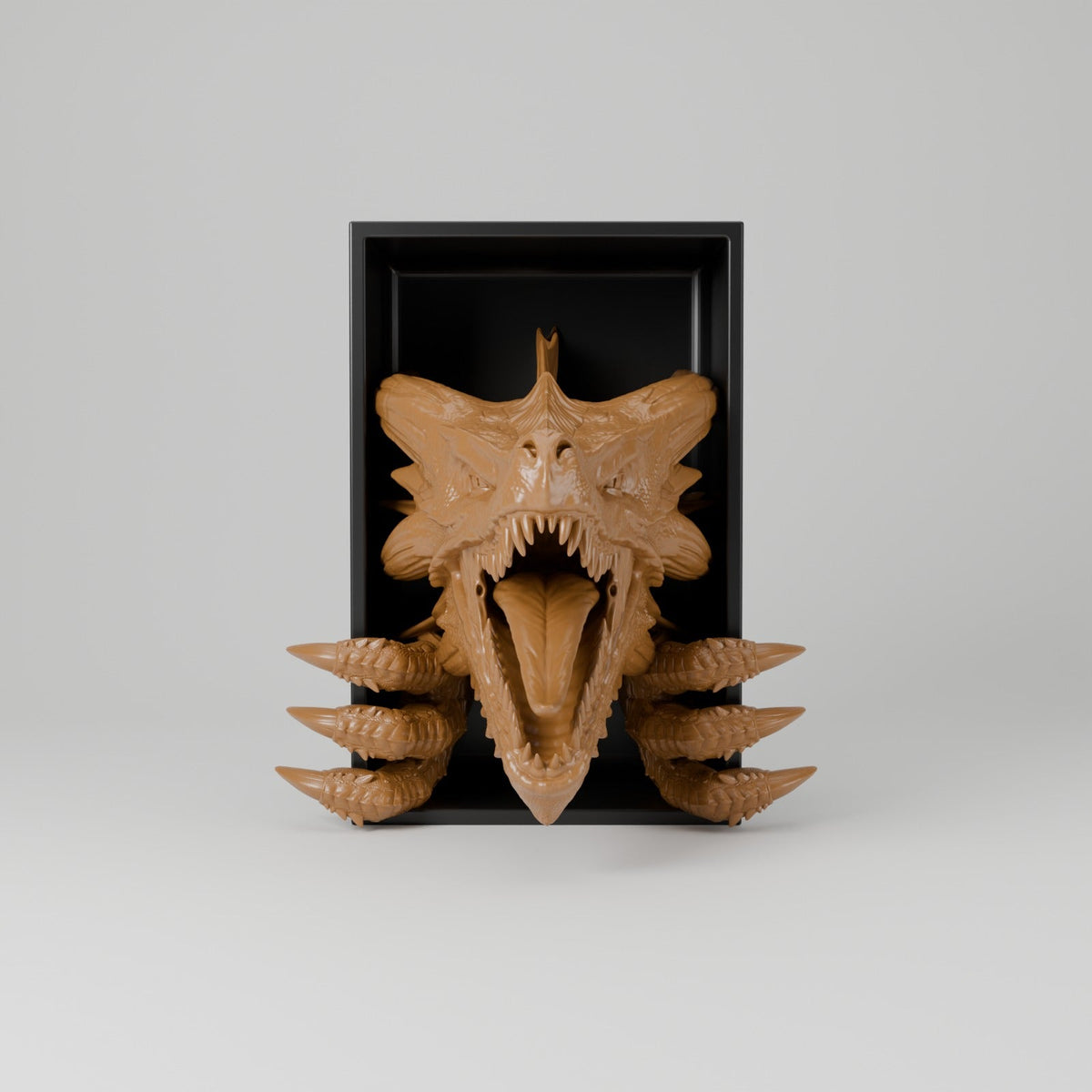 Dragon Awakening Book Nook – Roaring Dragon Head Bursting from Your Bookshelf - Northern Foundry
