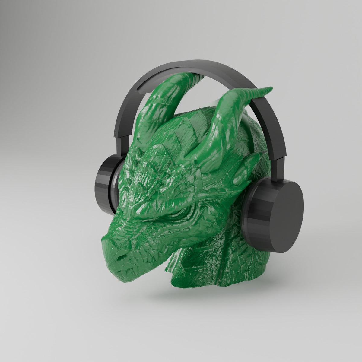 Dragon Headphone Stand – Dragon Head Headset Holder and Desk Sculpture - Northern Foundry