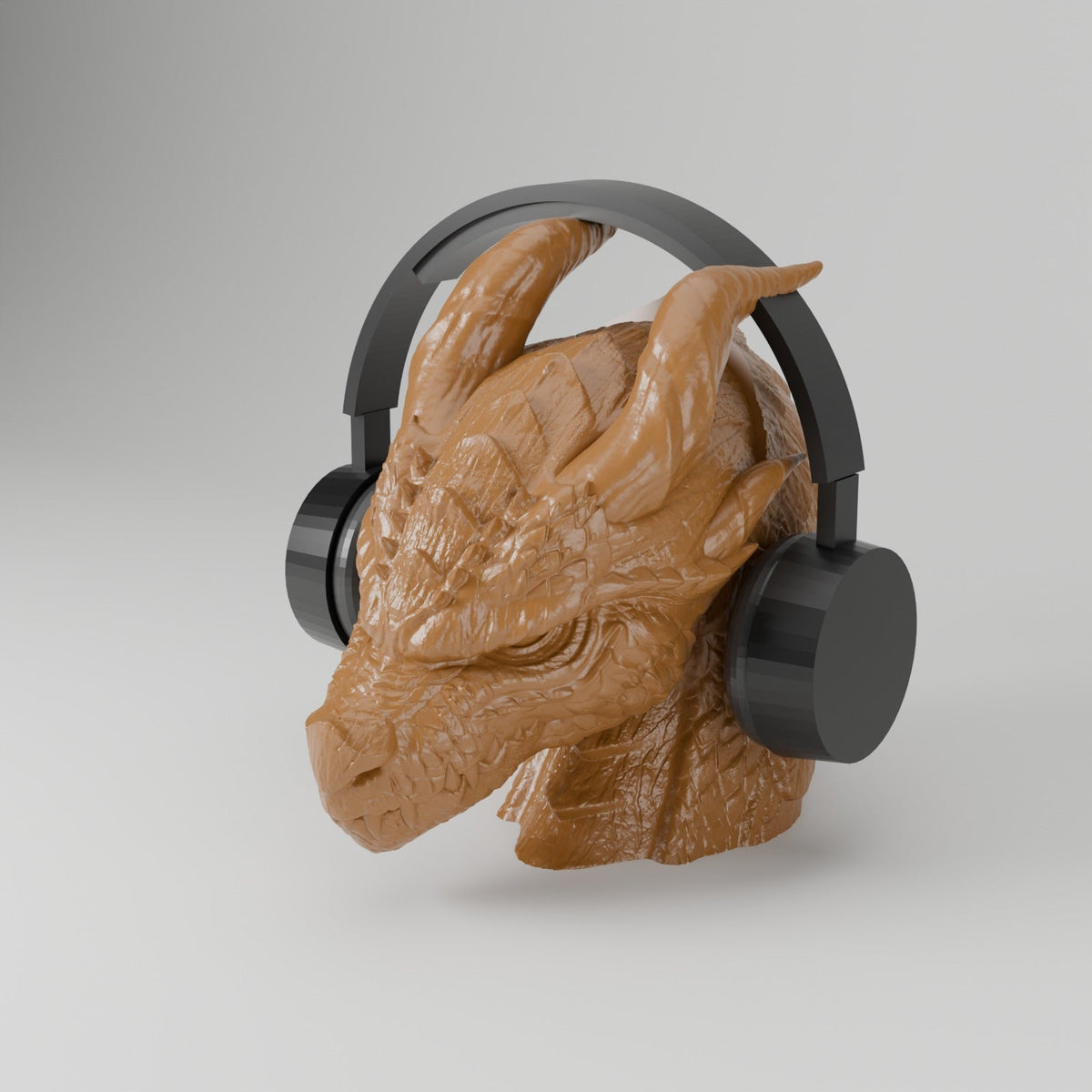 Dragon Headphone Stand – Dragon Head Headset Holder and Desk Sculpture - Northern Foundry