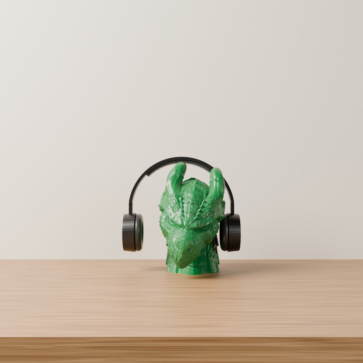 Dragon Headphone Stand – Dragon Head Headset Holder and Desk Sculpture - Northern Foundry