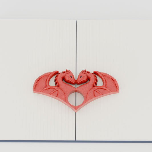 Dragon Lovers Page Holder – Two Dragons Heart Thumb Page Holder - Northern Foundry