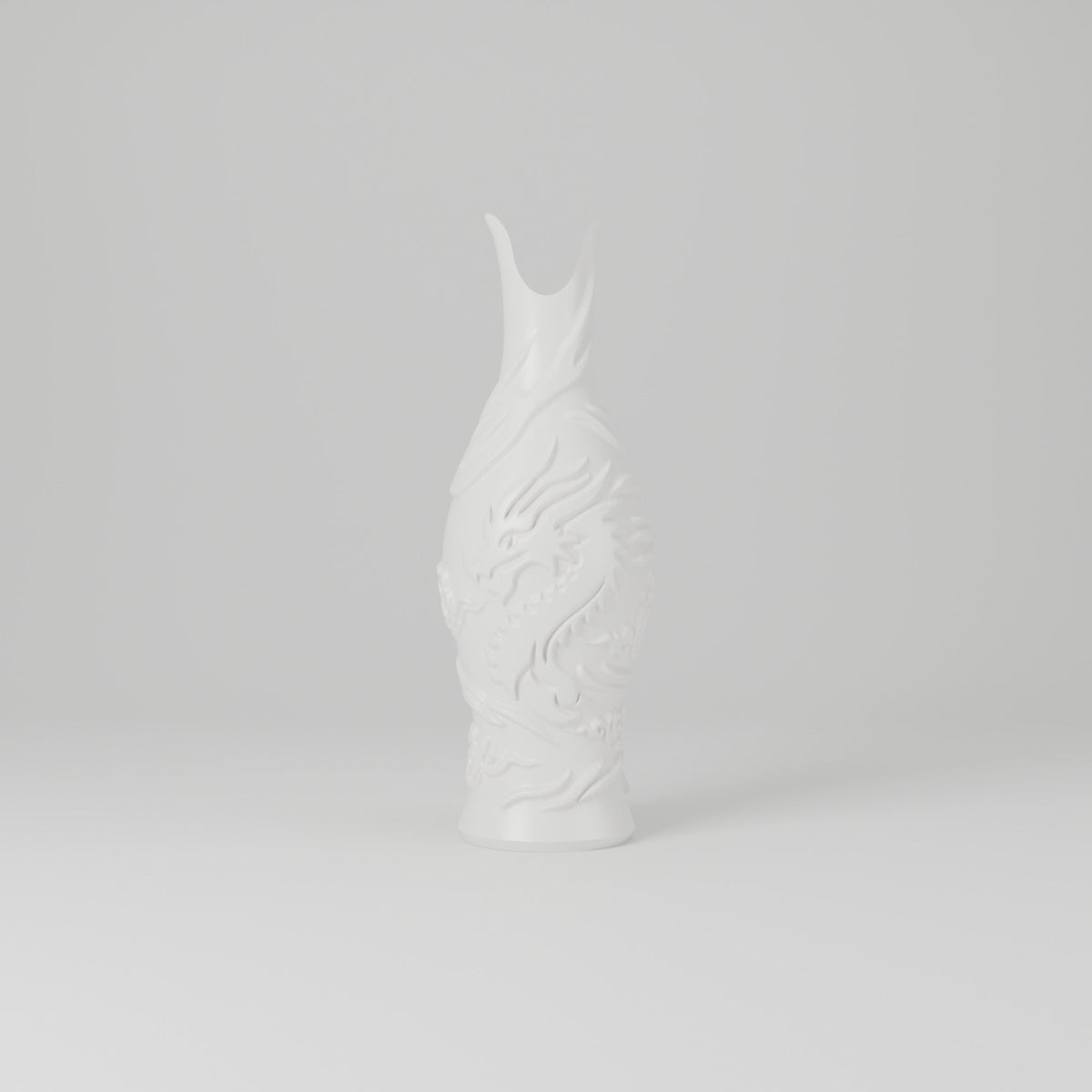 Dragon Relief Vase – Embossed Asian Dragon Bud Vase - Northern Foundry