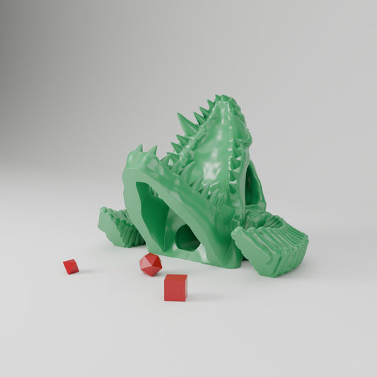 Dragon Skull Dice Tower – Fantasy Dragon Dice Roller for Tabletop RPG Game Night - Northern Foundry