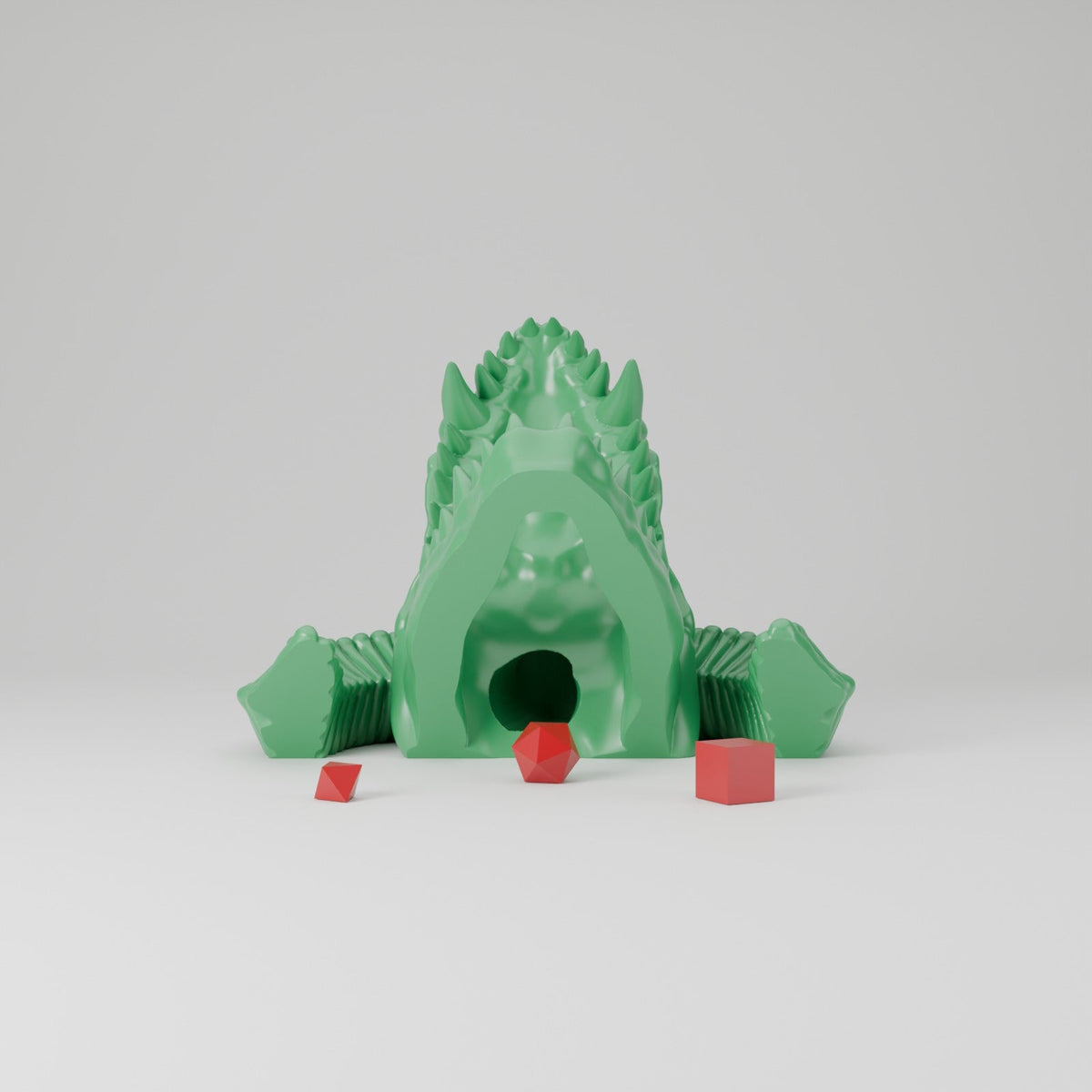Dragon Skull Dice Tower – Fantasy Dragon Dice Roller for Tabletop RPG Game Night - Northern Foundry