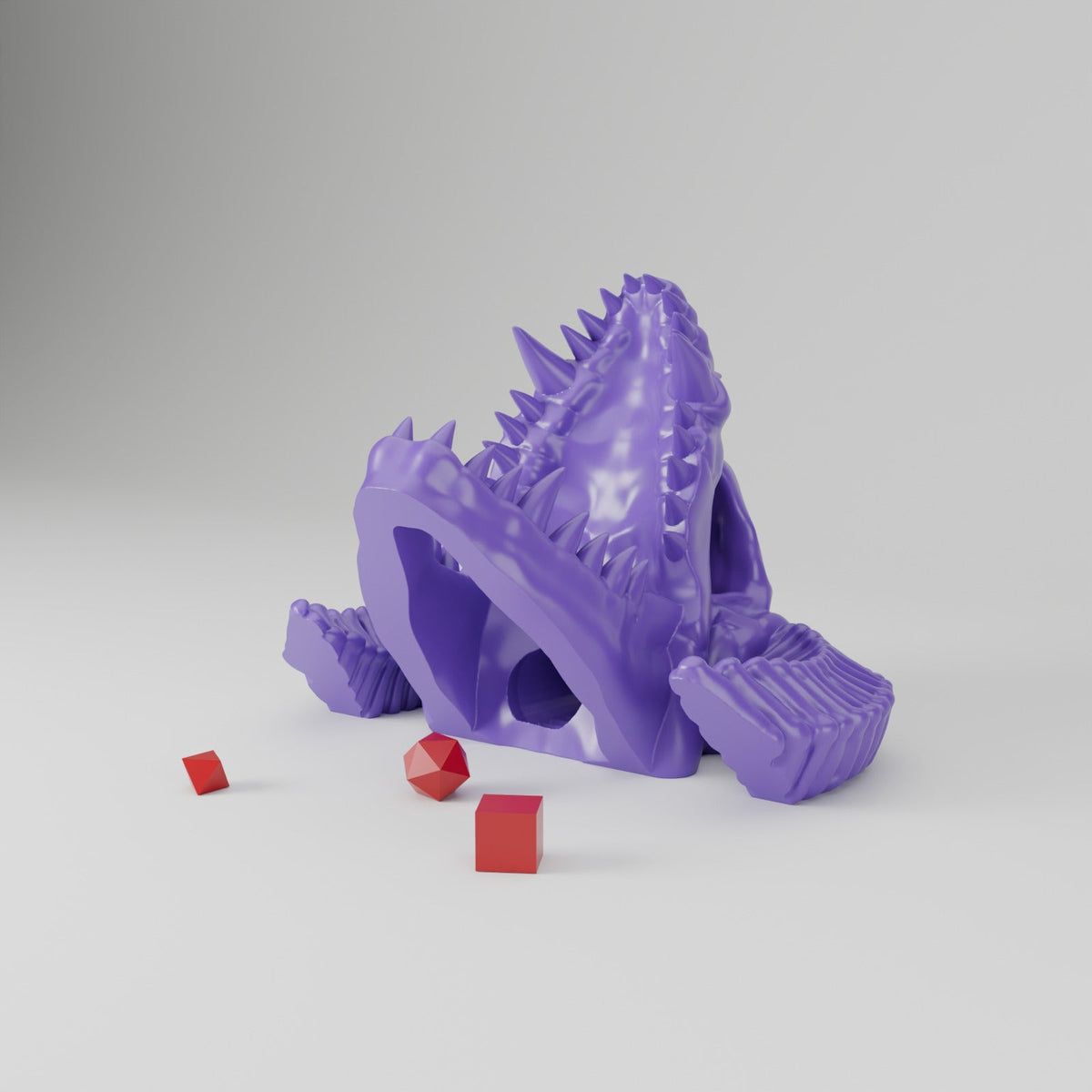 Dragon Skull Dice Tower – Fantasy Dragon Dice Roller for Tabletop RPG Game Night - Northern Foundry