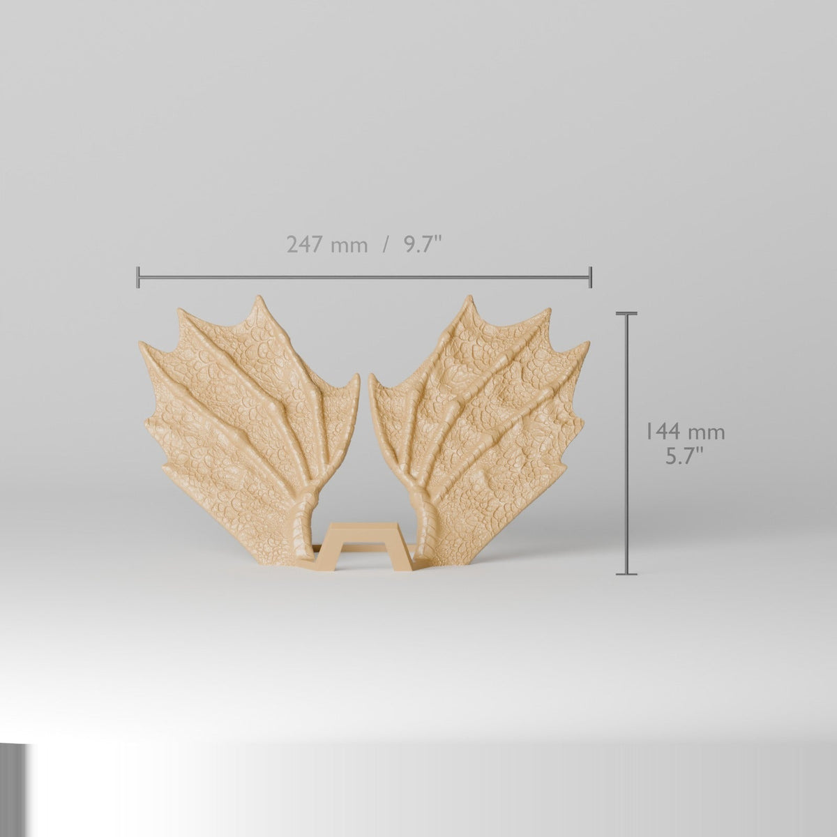 Dragon Wing Book Display – Book Stand with Spread Dragon Wings - Northern Foundry