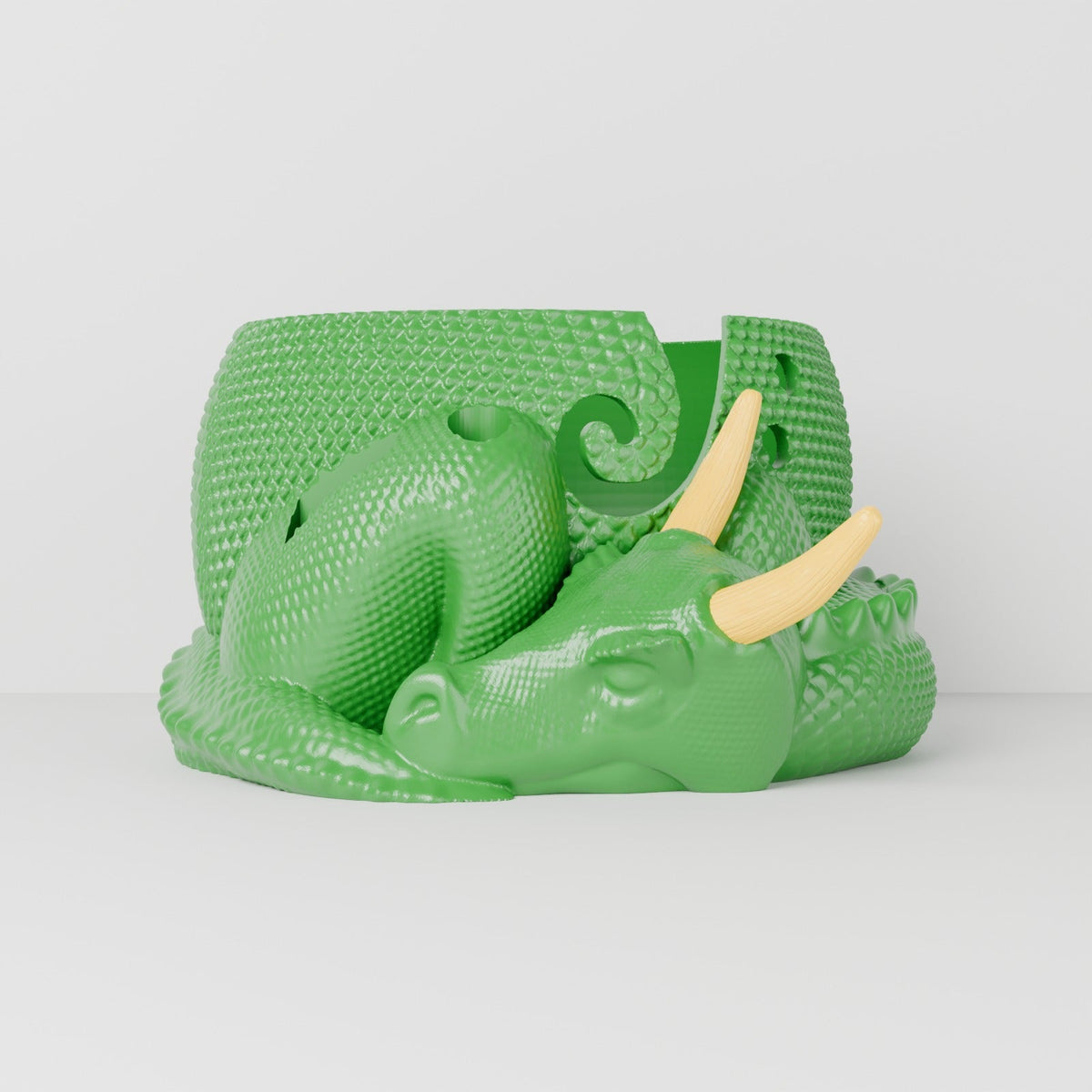 Dragon Yarn Bowl – Knitting & Crochet Yarn Holder - Northern Foundry