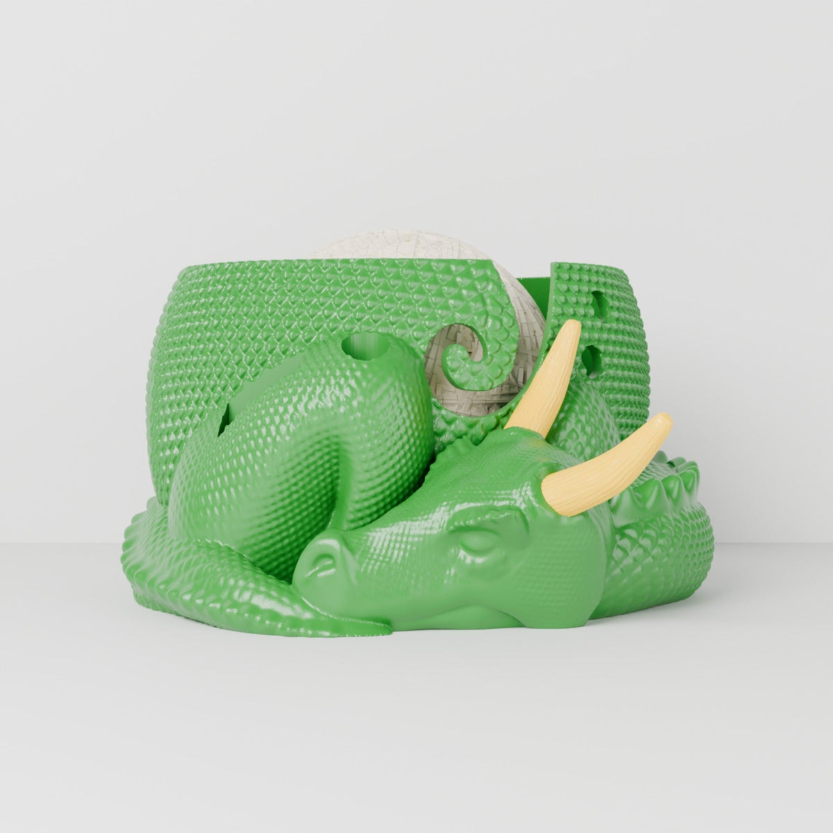 Dragon Yarn Bowl – Knitting & Crochet Yarn Holder - Northern Foundry