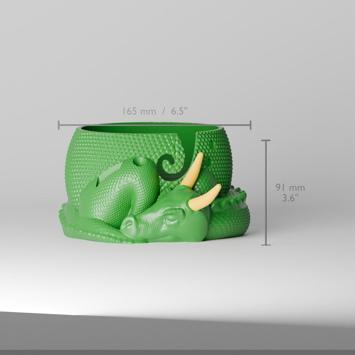 Dragon Yarn Bowl – Knitting & Crochet Yarn Holder - Northern Foundry