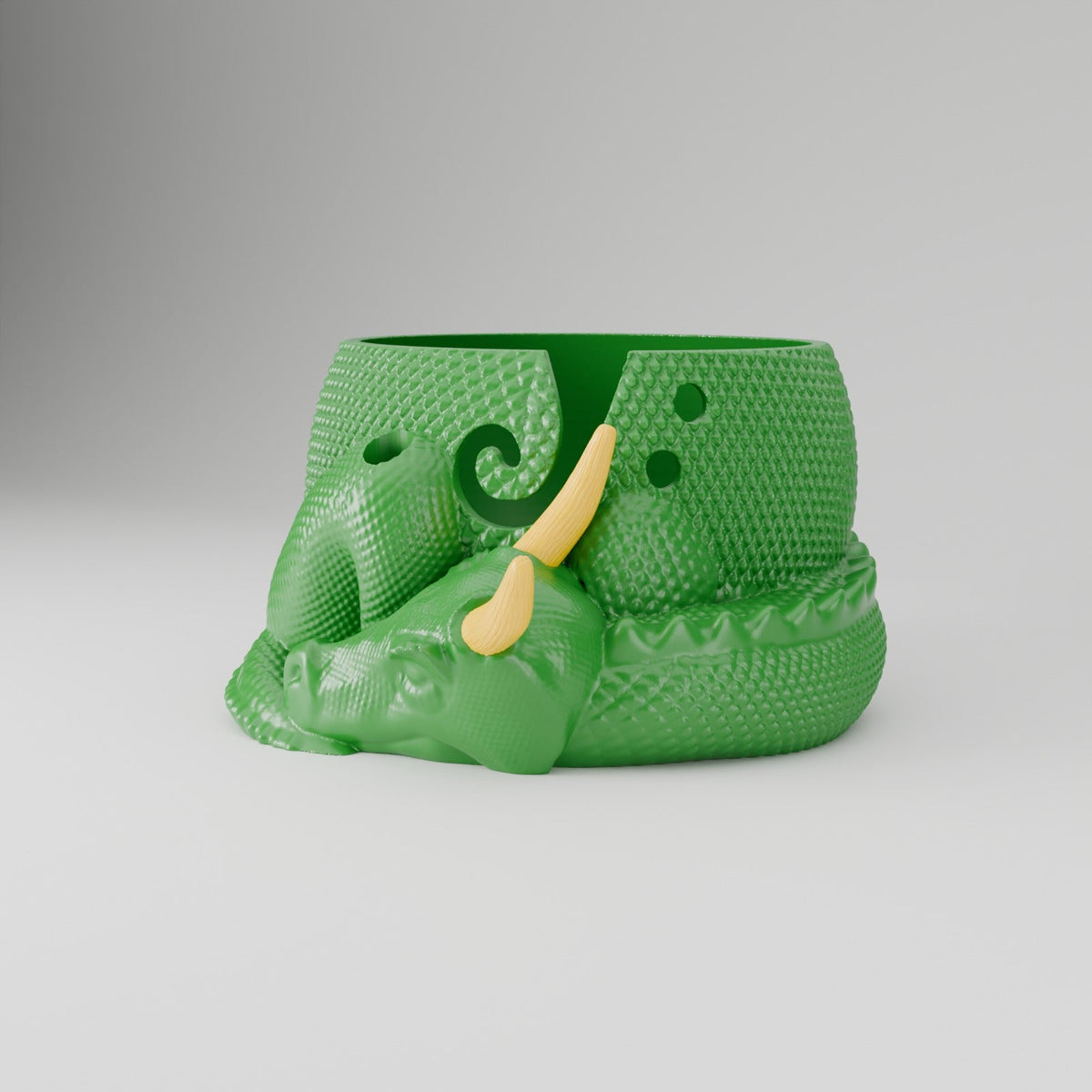 Dragon Yarn Bowl – Knitting & Crochet Yarn Holder - Northern Foundry