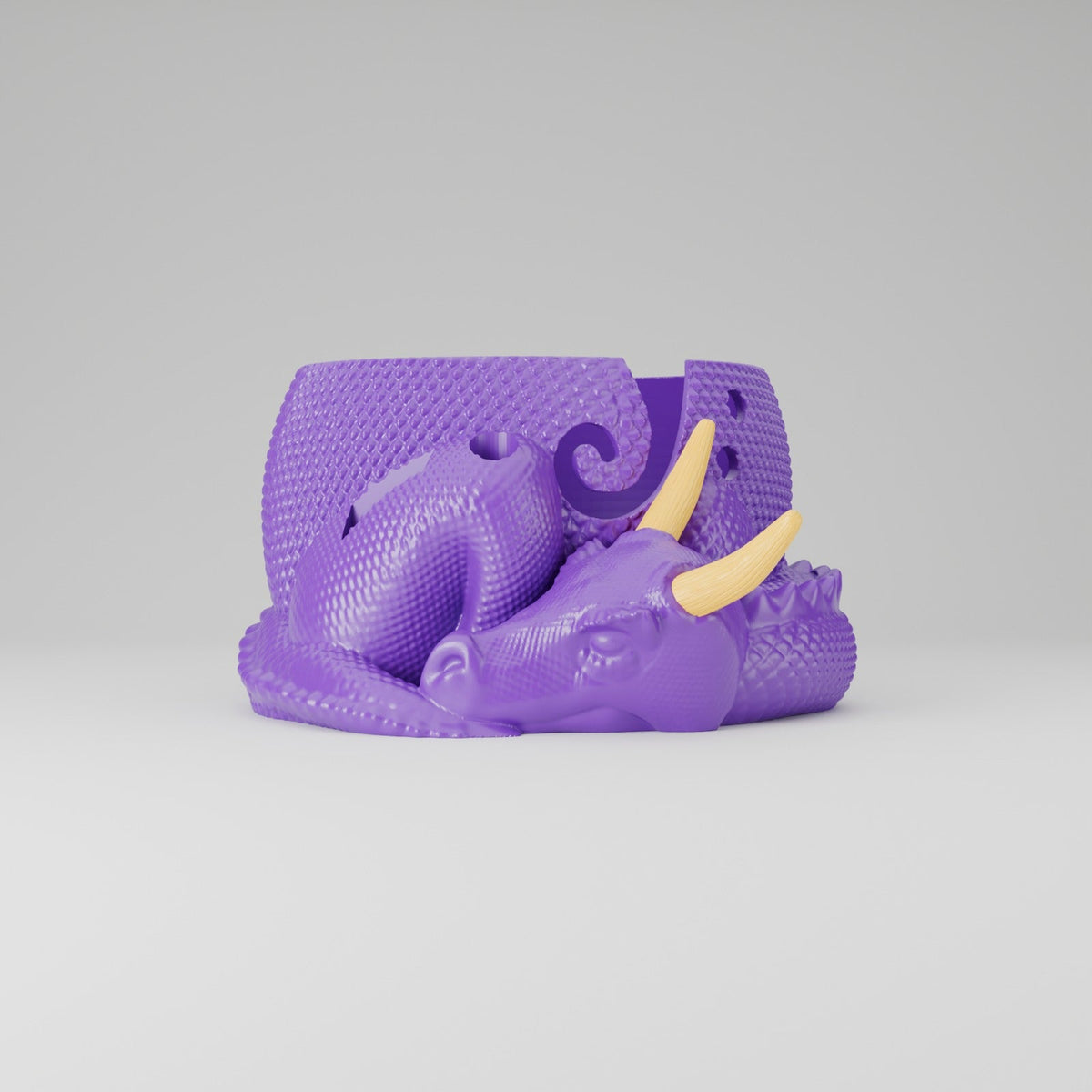 Dragon Yarn Bowl – Knitting & Crochet Yarn Holder - Northern Foundry