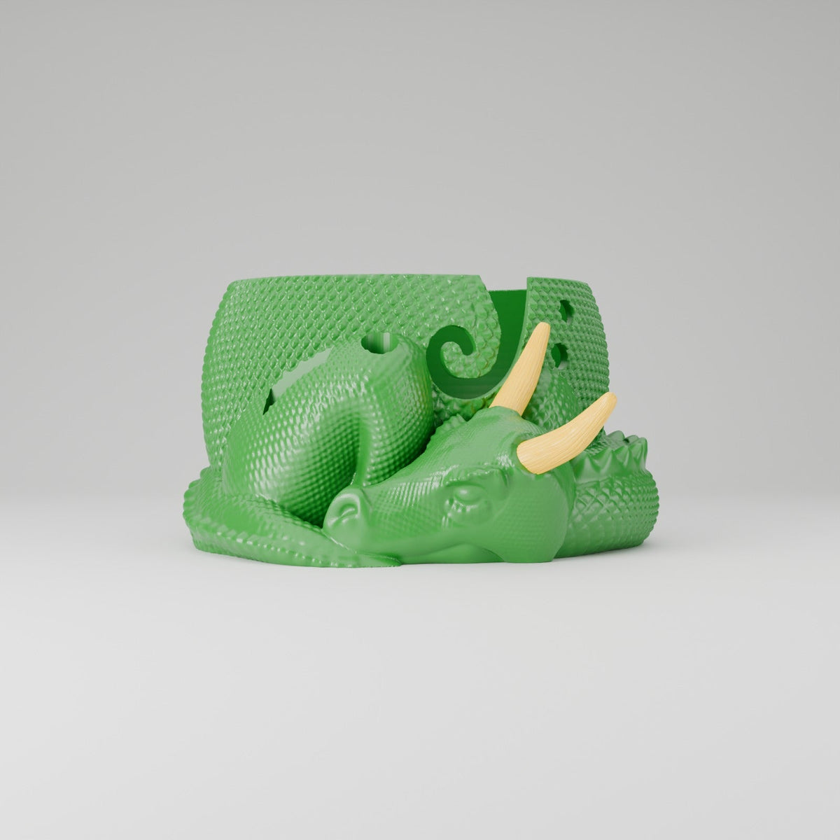 Dragon Yarn Bowl – Knitting & Crochet Yarn Holder - Northern Foundry